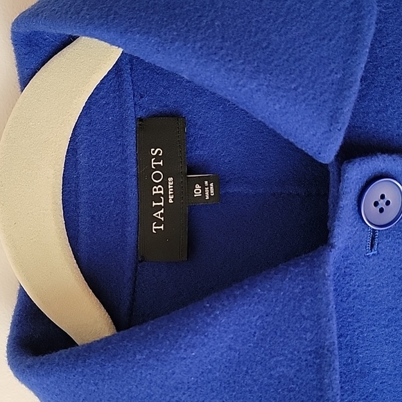 Talbots Wool Jacket With Pockets - Size 10P - Picture 2 of 7